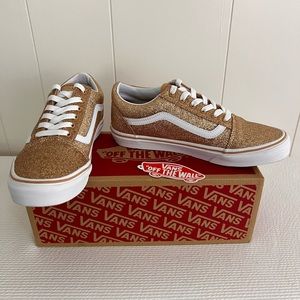 ans Old Skool Glitter AmberLight Sneakers Shoe Juniors